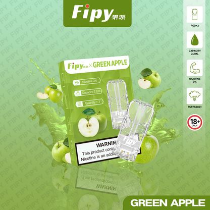 限時活動-【FIPY果派】果派一代煙彈 買3盒送1盒隨機口味/買5盒送一隻fipy普通主機/通配sp2s/lana等一代主機