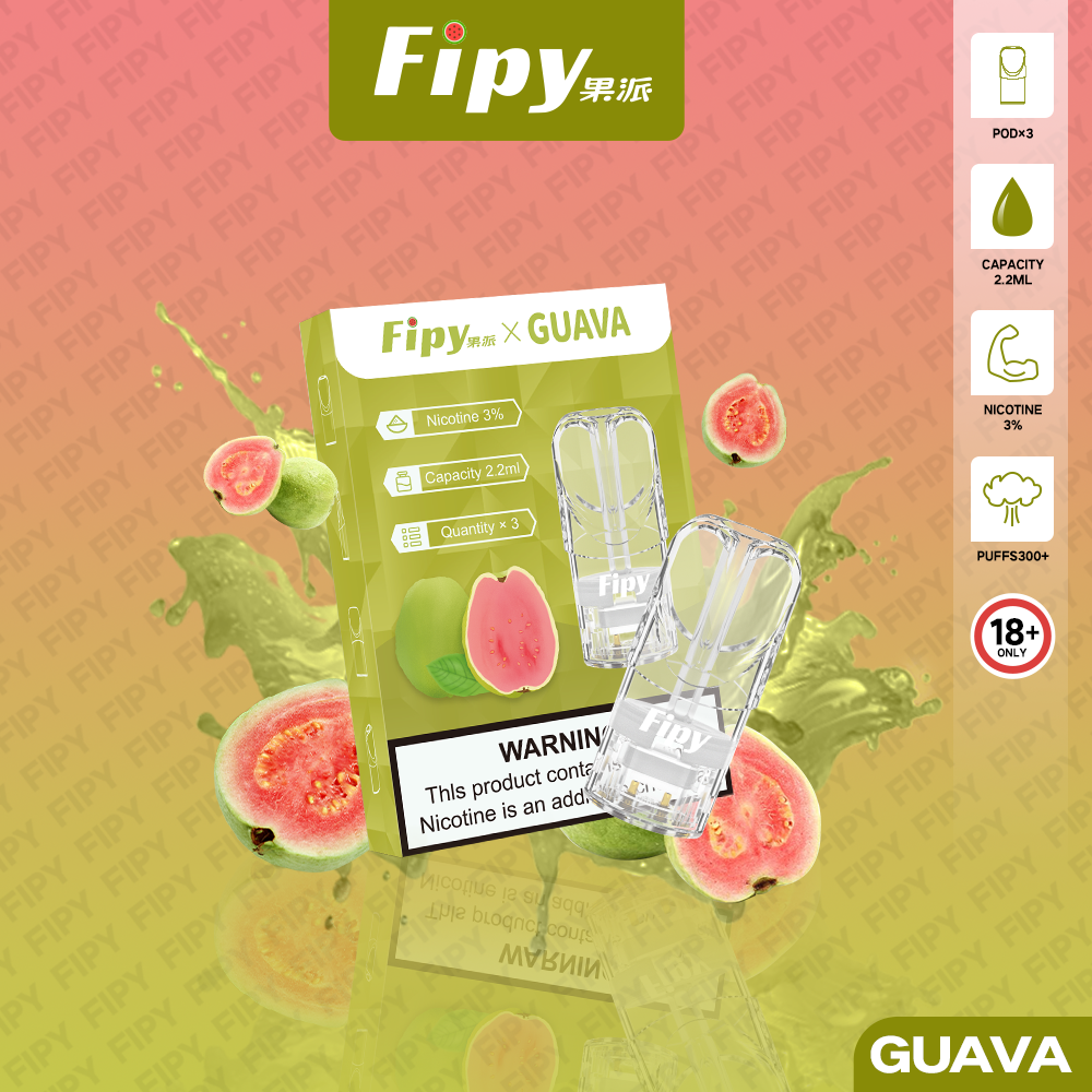 限時活動-【FIPY果派】果派一代煙彈 買3盒送1盒隨機口味/買5盒送一隻fipy普通主機/通配sp2s/lana等一代主機