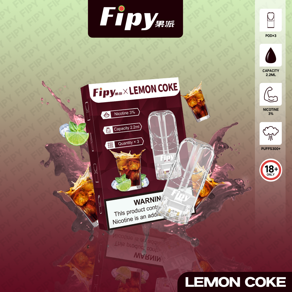 限時活動-【FIPY果派】果派一代煙彈 買3盒送1盒隨機口味/買5盒送一隻fipy普通主機/通配sp2s/lana等一代主機
