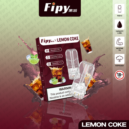 限時活動-【FIPY果派】果派一代煙彈 買3盒送1盒隨機口味/買5盒送一隻fipy普通主機/通配sp2s/lana等一代主機