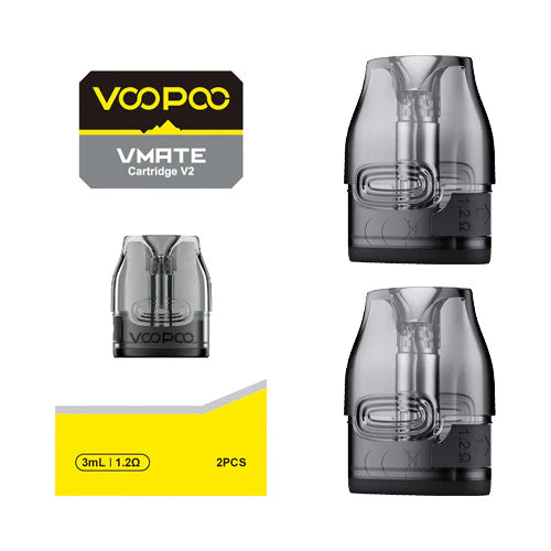 VOOPOO通用空倉（2顆裝）/適配VOOPOO VMATE E/pro/Infinity Edition